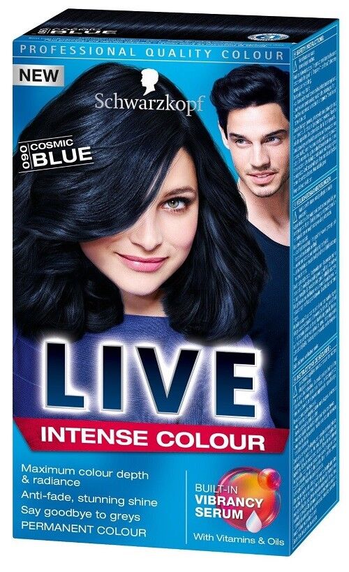 SCHWARZKOPF LIVE HAARKLEURING NR 90 KOSMISCH BLAUW