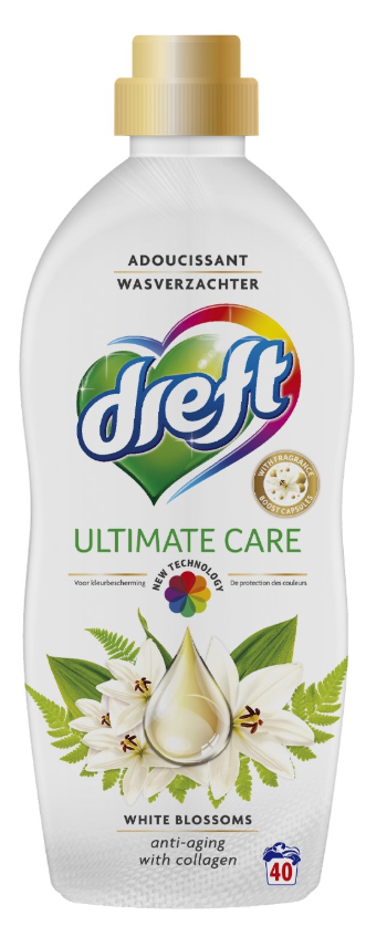 DREFT WASVERZACHTER ULTIMATE CARE WHITE BLOSSOMS 40SC 1L