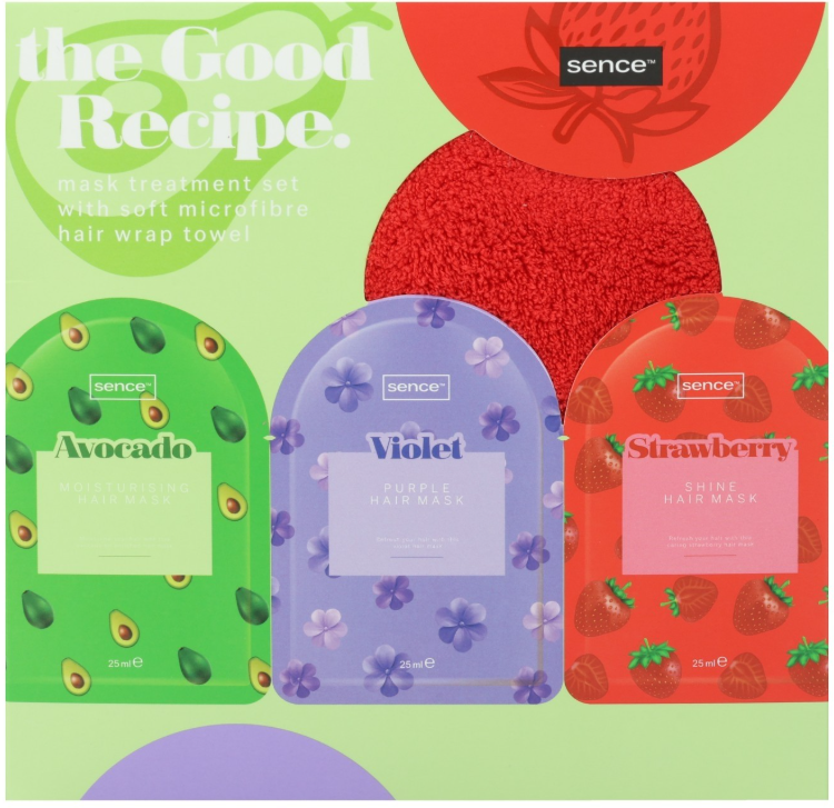 SENCE HAARMASKER SET 4PCS THE GOOD RECIPE