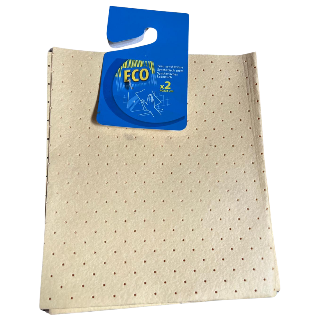 NICOLS ECO SYNTHETISCH ZEEMVEL PERFO SHAMMY 40 X 35 CM X 2