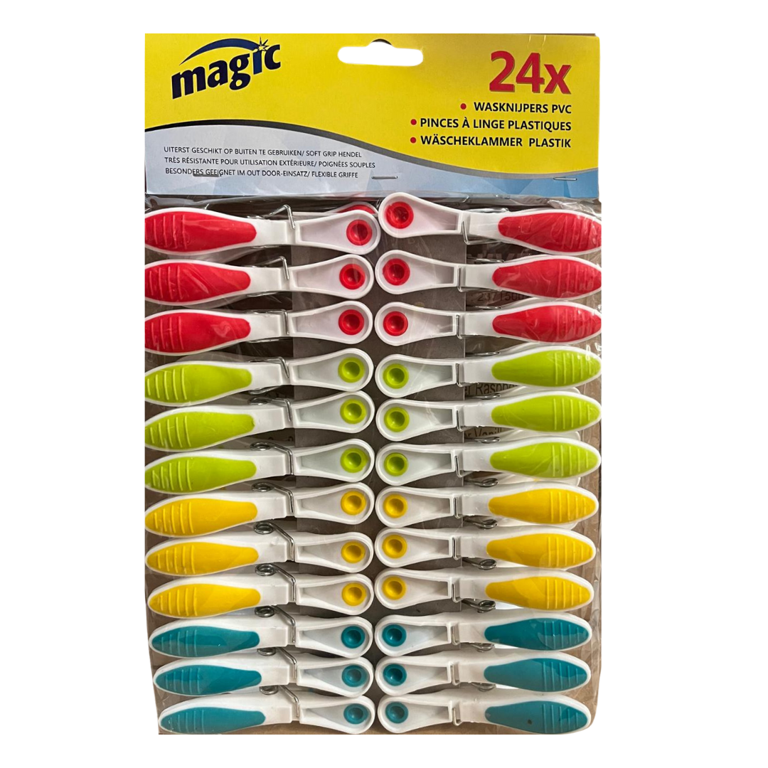MAGIC WASKNIJPERS PVC 24 ST