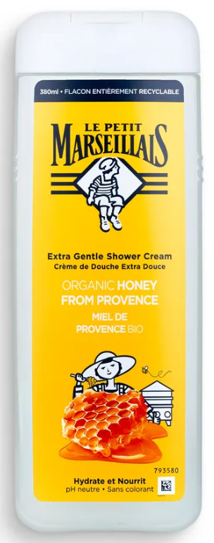 LE PETIT MARSEILLAIS DOUCHEGEL ORGANIC HONEY FROM PROVENCE PROVENCE 380ML
