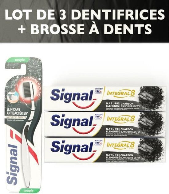 SIGNAL MIXDOOS CHARCOAL 3X TANDPASTA + 1X TANDENBORSTEL