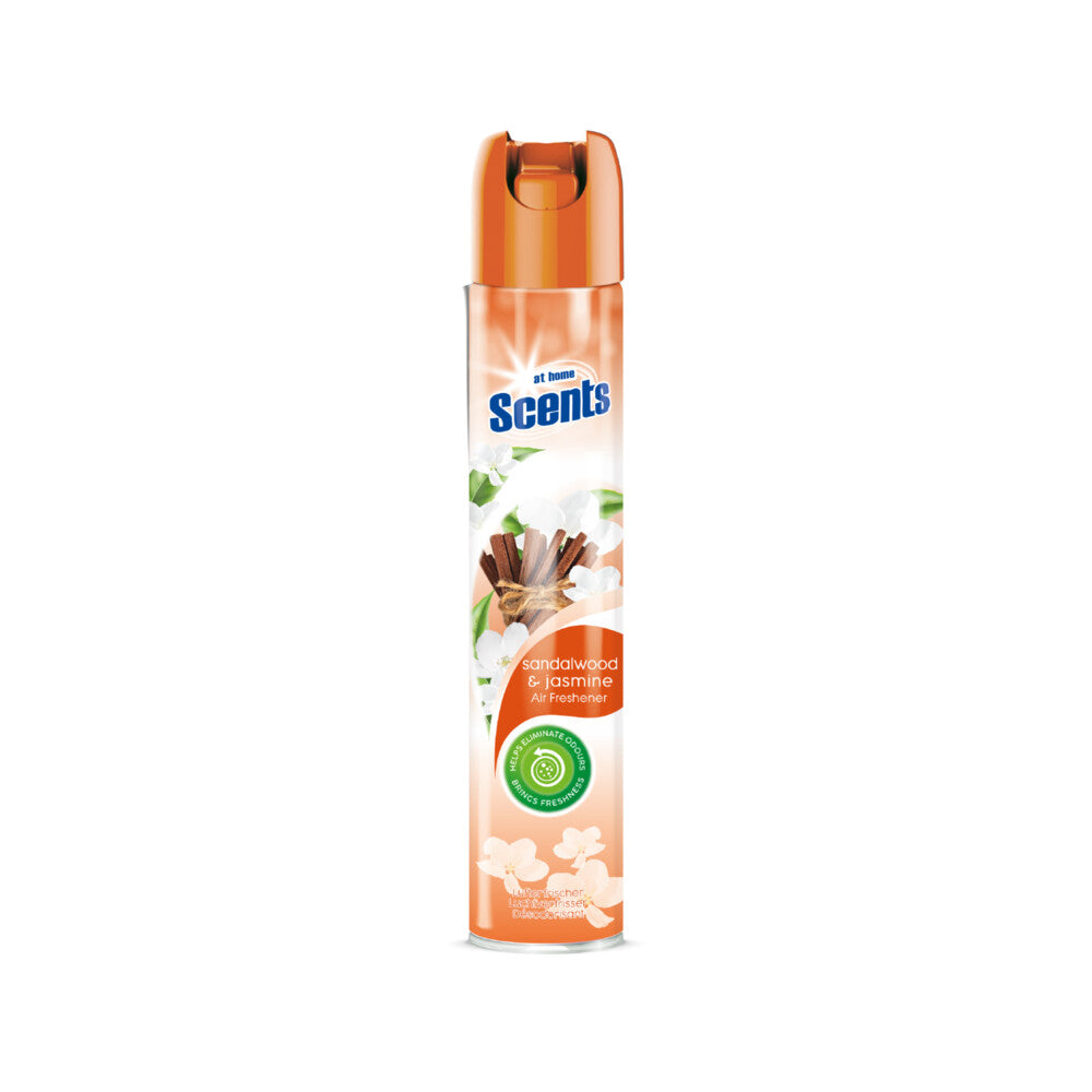 AT HOME SCENTS LUCHTVERFRISSER SANDALWOOD & JASMIN 400ML