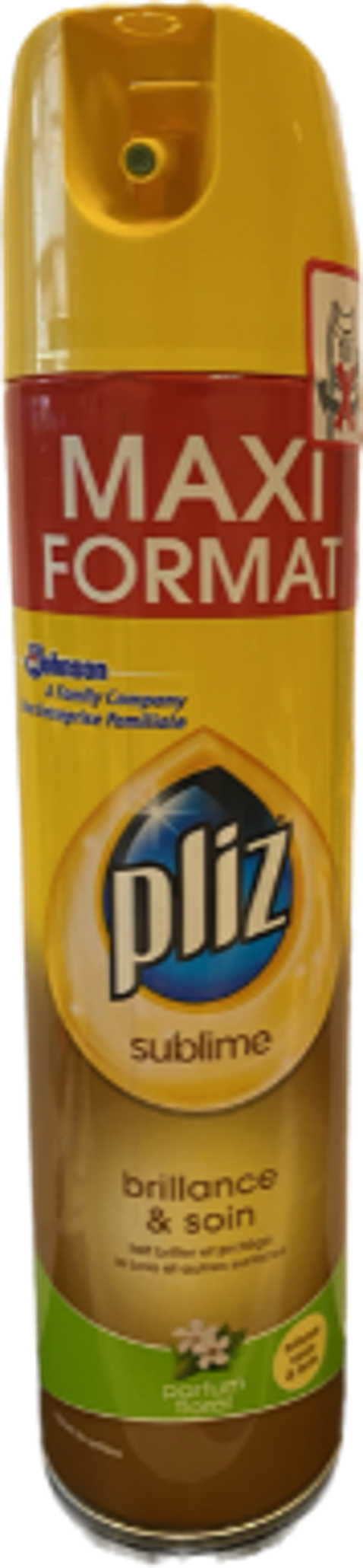 PLIZ SUBLIME MEUBELSPRAY BRILLIANCE & SOIN PARFUM FLORAL MAXI FORMAT 300ML