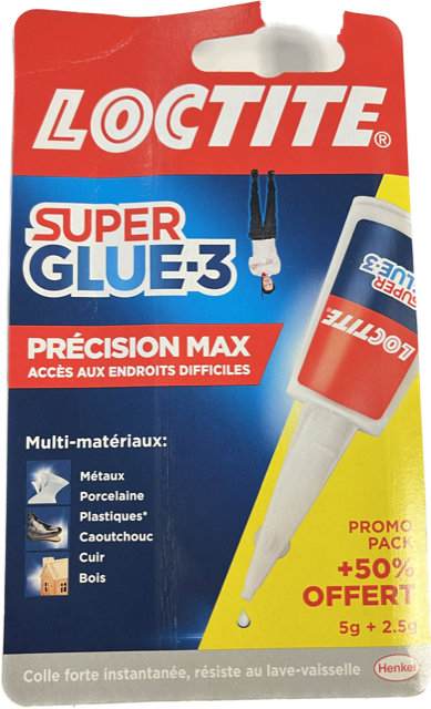 LOCTITE SUPER GLUE 3 PROMO PACK PRECISION MAX 5GR + 2,5GR