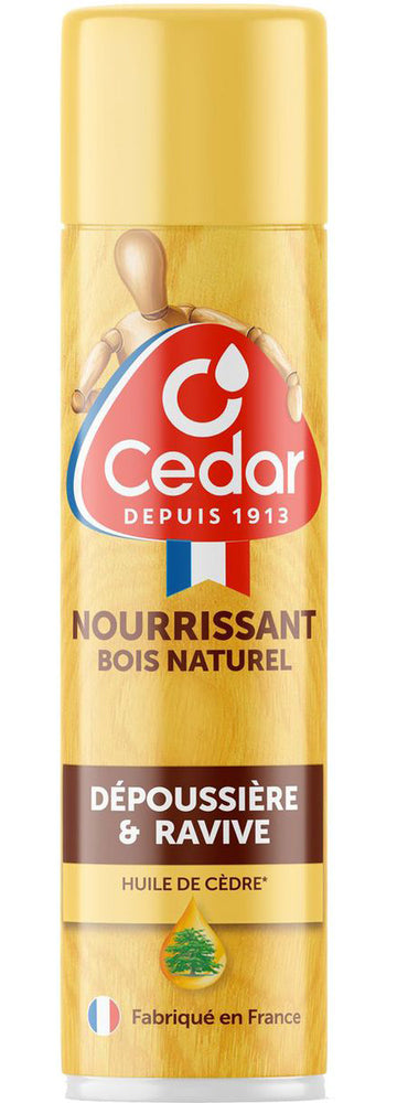 OCEDAR MEUBELSPRAY 300ML NATUURLIJK HOUT HUILE DE CEDRE