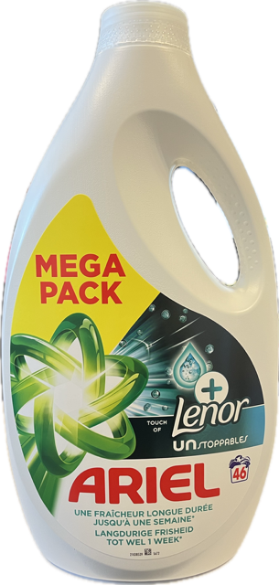 ARIEL VLOEIBAAR WASMIDDEL TOUCH OF LENOR UNSTOPPABLES 46SC 2,07L