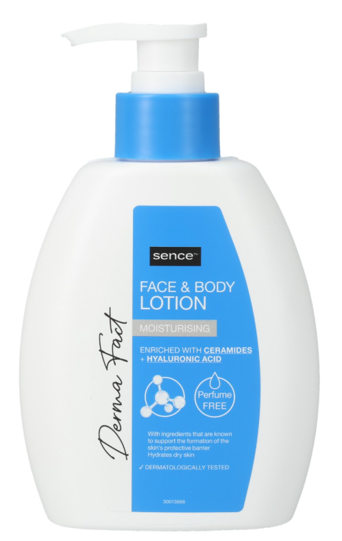 SENCE DERMA FACT FACE & BODY LOTION MOISTURIZING 250ML