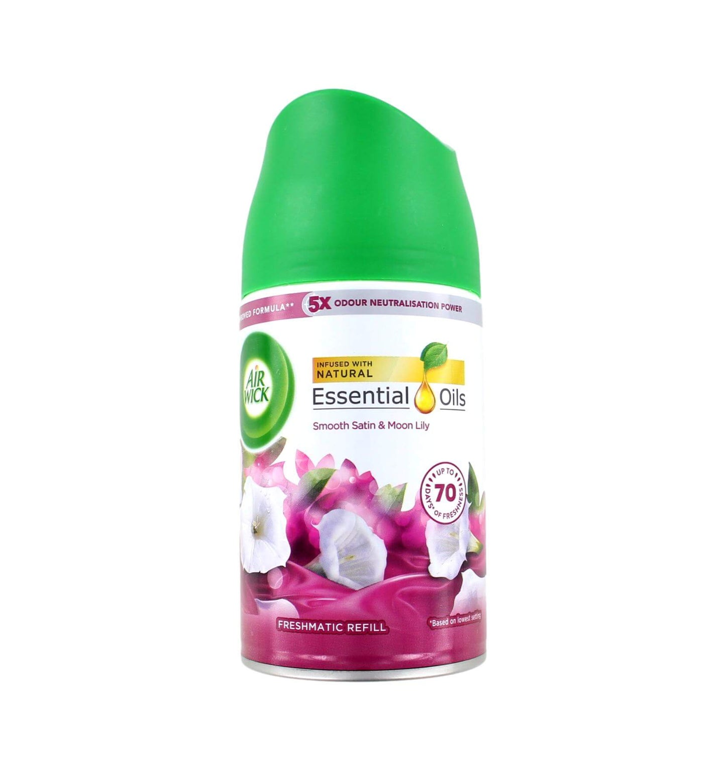 AIRWICK LUCHTVERFRISSER 250ML REFILL SMOOTH SATIN & MOON LILY