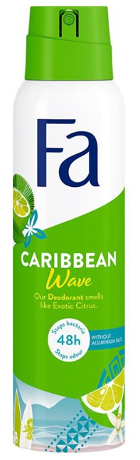 FA DEODORANT CARIBBEAN WAVE 150ML