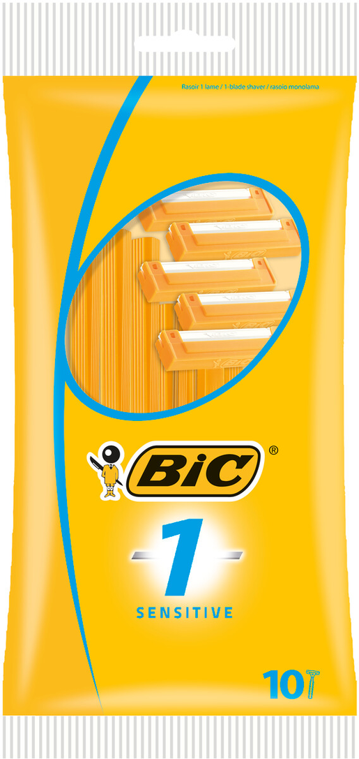 BIC SCHEERMESJES 1 MES 10 STUKS