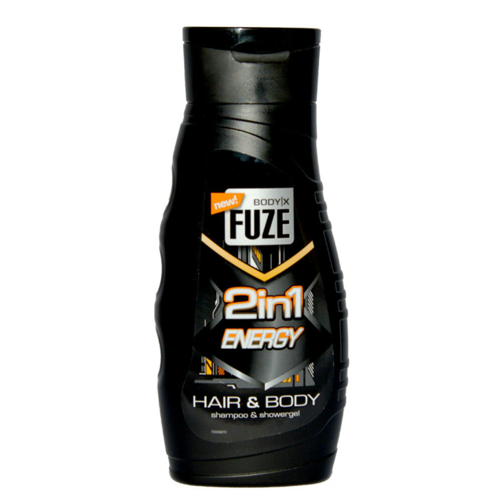 BODY-X FUZE MEN HAIR & BODY 2 IN 1 ENERGY 300ML