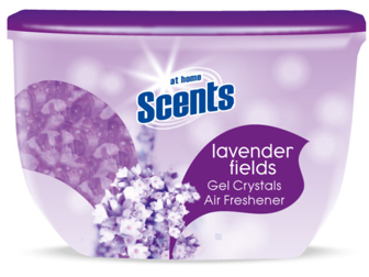 AT HOME SCENTS LUCHTVERFRISSER GEL KRISTALLEN LAVENDEL 150GR