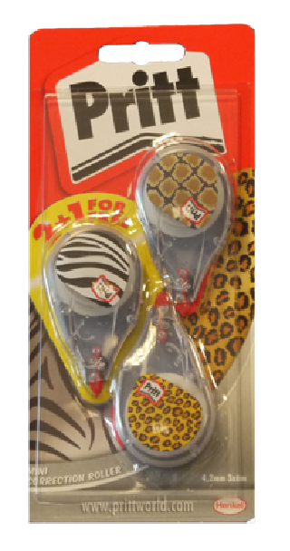 PRITT CORRECTIEROLLER 3 ST 3 X 6 M