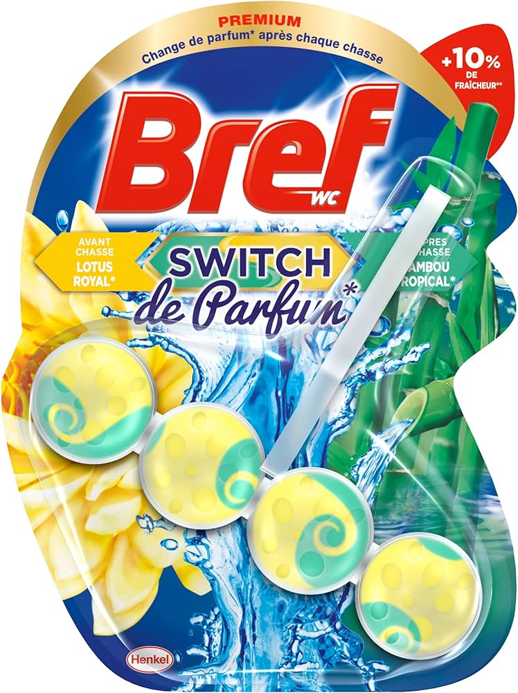 BREF WC-HANGER 50GR SWITCH DE PARFUM LOTUS & BAMBOU