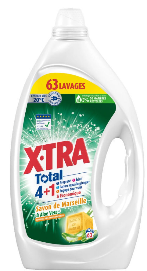 X-TRA VLOEIBAAR WASMIDDEL SAVON DE MARSEILLE & ALOE VERA 63SC 2,835L