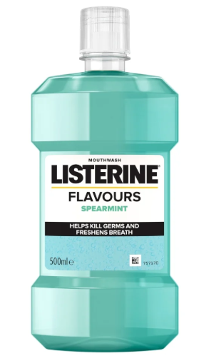 LISTERINE MONDWATER 500ML SPEARMINT