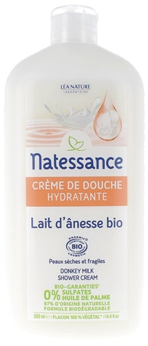 NATESSANCE DOUCHE 500ML LAIT D'ÂNESSE BIO