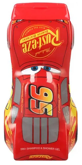 DISNEY CARS 2IN1 SHAMPOO & DOUCHEGEL 300ML 2D