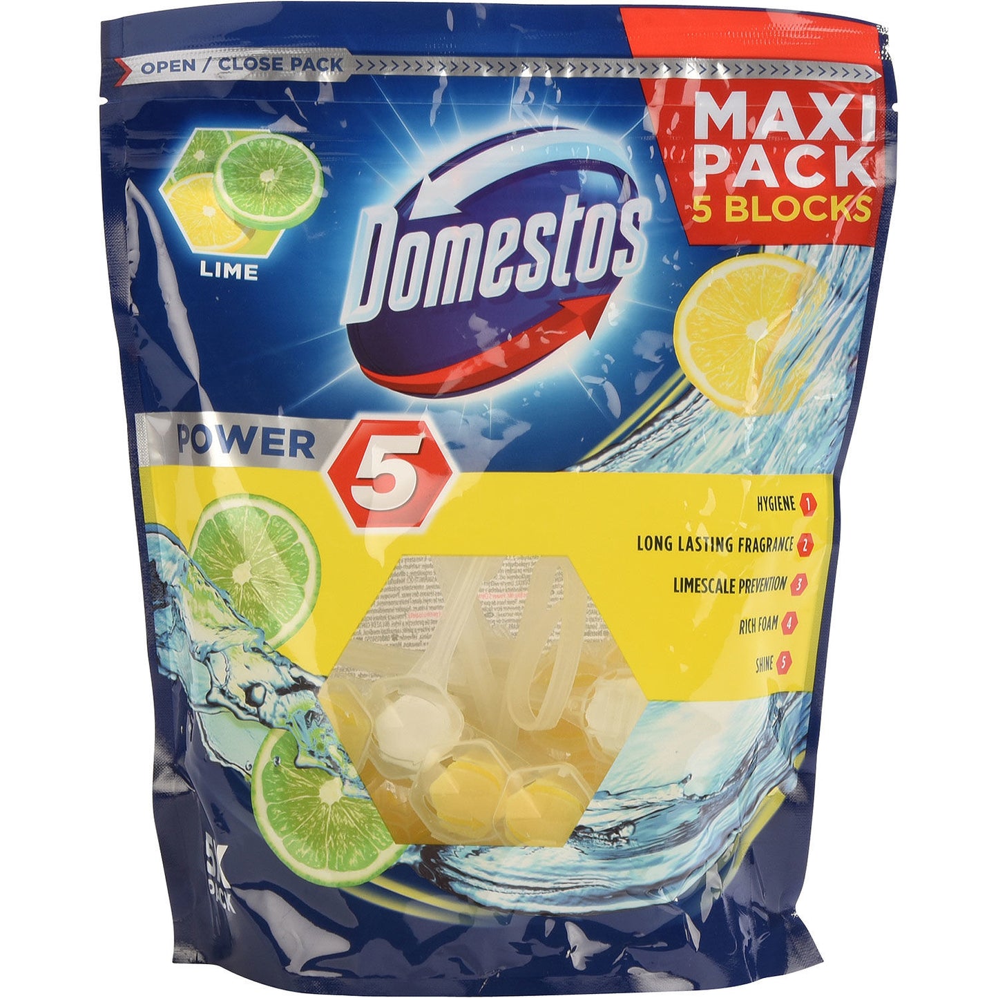 DOMESTOS TOILET HANGER 55 GR 5 ST LIMOEN