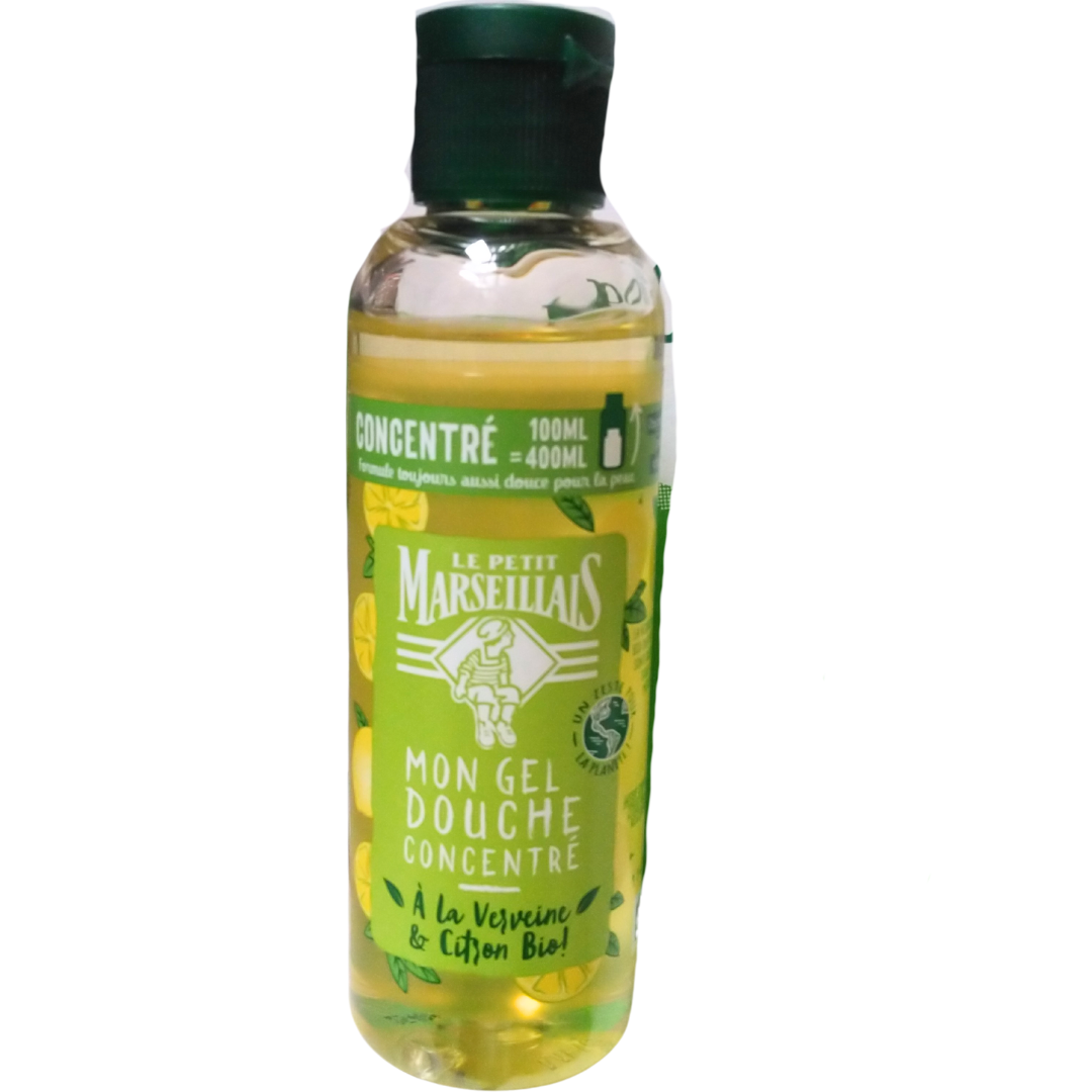 LE PETIT MARSEILLAIS DOUCHE CONC 100ML VERVEINE & CITRON
