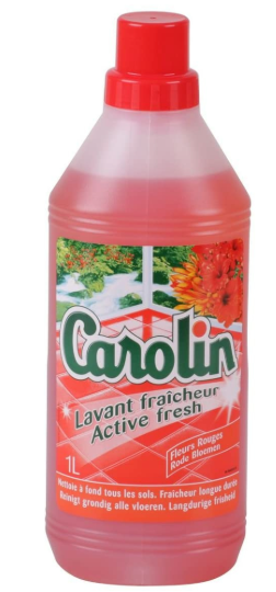 CAROLIN VLOERREINIGER ACTIVE FRESH 1 L RODE BLOEMEN