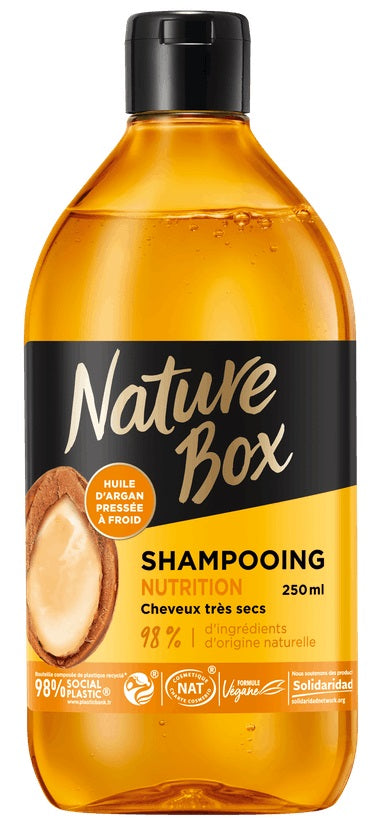 NATURE BOX SHAMPOO 250 ML HUILE D'ARGAN