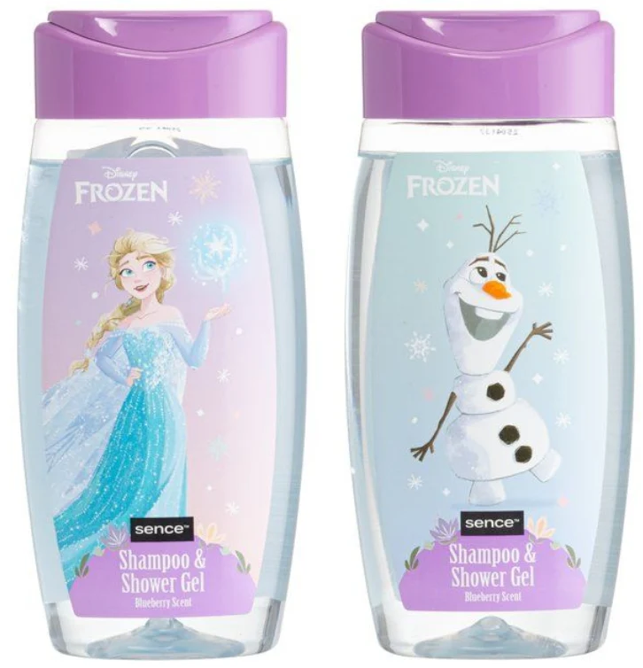 DISNEY FROZEN SHAMPOO & DOUCHE GEL 210ML ASSORTIMENT 12ST