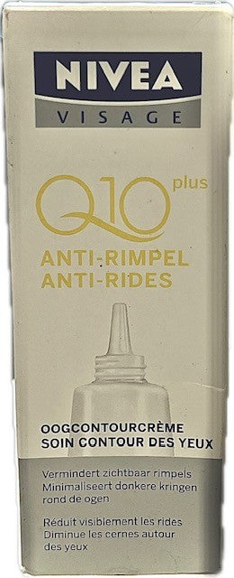 NIVEA VISAGE OOGCONTOURCREME Q10 15 ML ANTI - RIMPEL