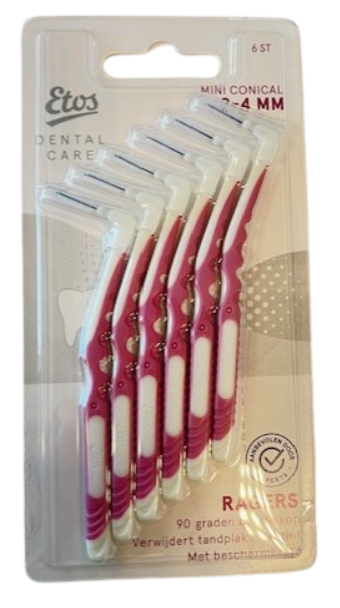 ETOS TANDENRAGER MINI CONICAL 2-4 MM 6ST