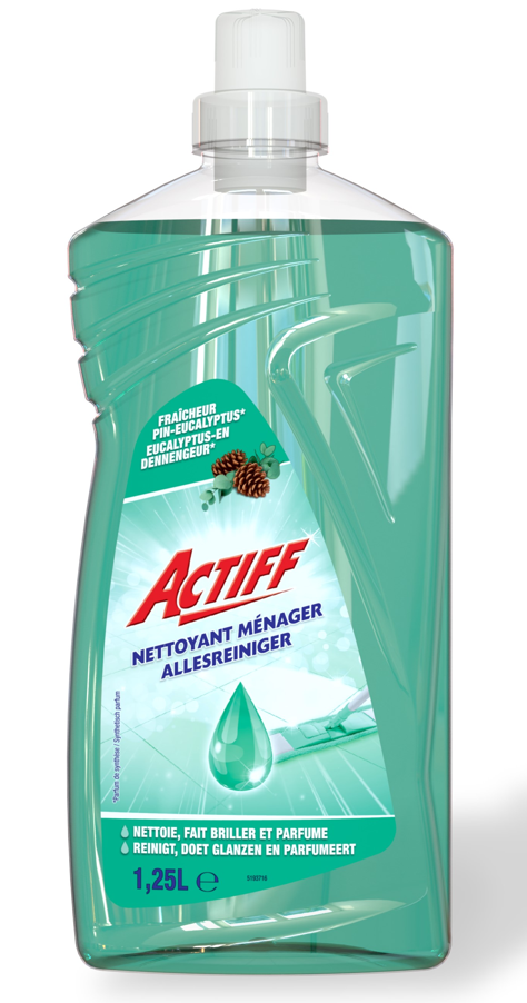 ACTIFF ALLESREINIGER 1,25L EUCALYPTUS- & DENNENGEUR