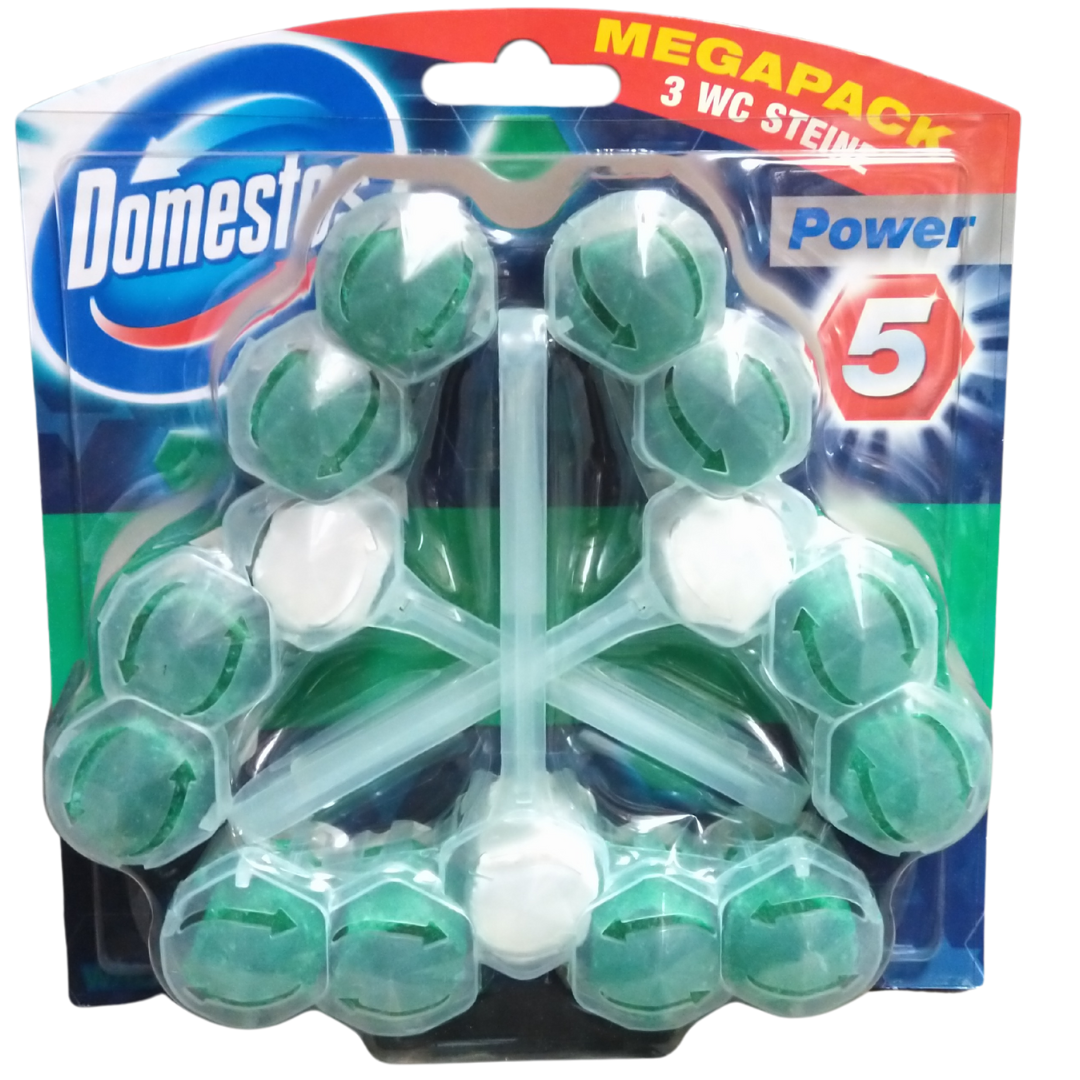 DOMESTOS WC HANGERS 3 X 55 GR POWER 5 FRESH FOREST