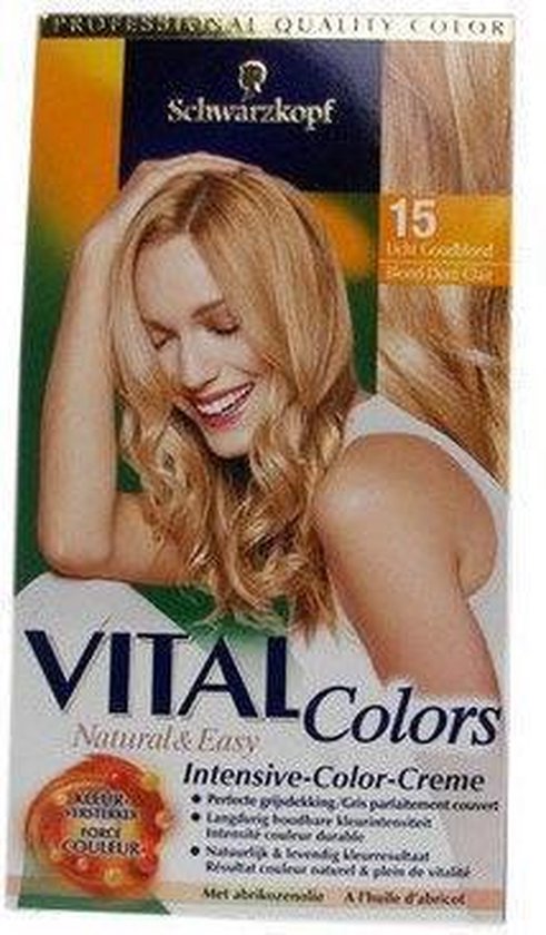 SCHWARZKOPF VITAL COLORS 15 LICHT GOUDBLOND