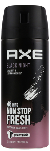 AXE DEODORANT SPRAY BLACK NIGHT 150ML