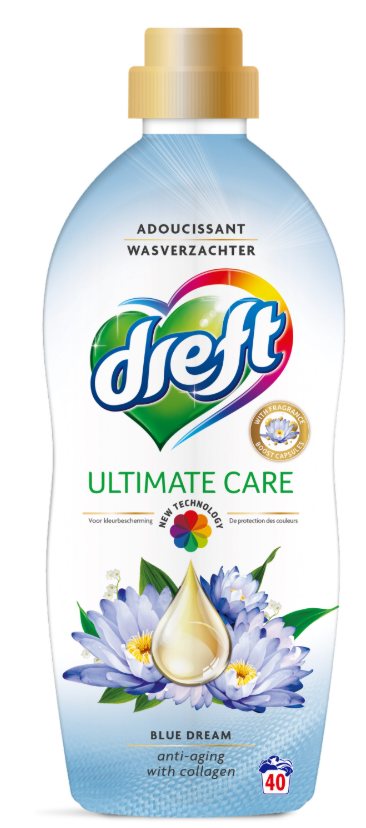 DREFT WASVERZACHTER ULTIMATE CARE BLUE DREAM 40SC 1L