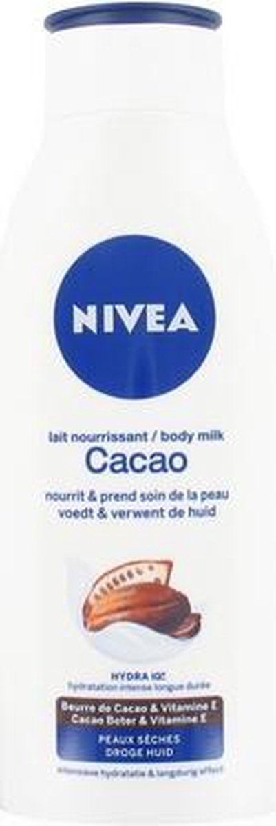 NIVEA BODY MILK CACAO 400 ML DROGE HUID