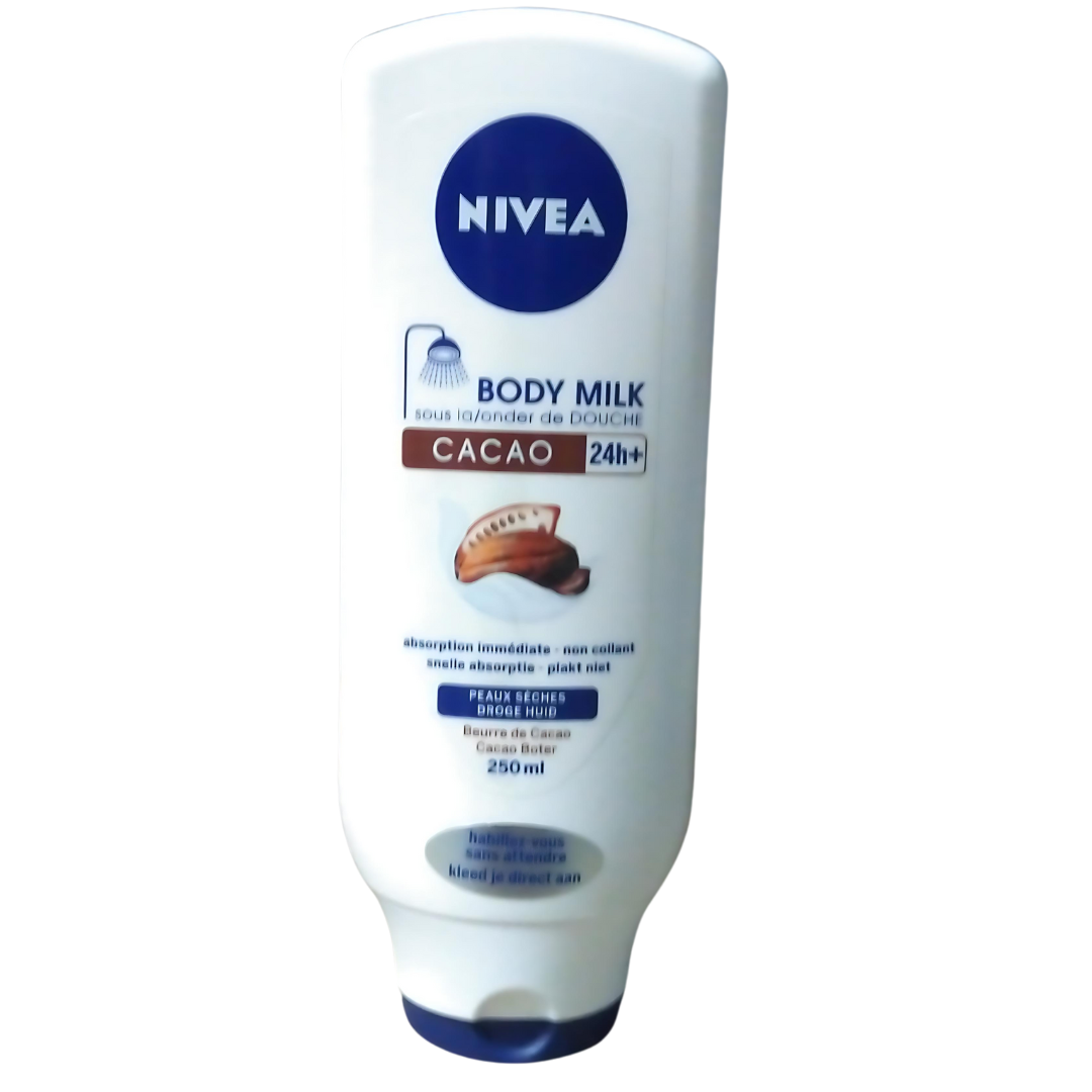 NIVEA BODY MILK ONDER DE DOUCHE CACAO 250 ML