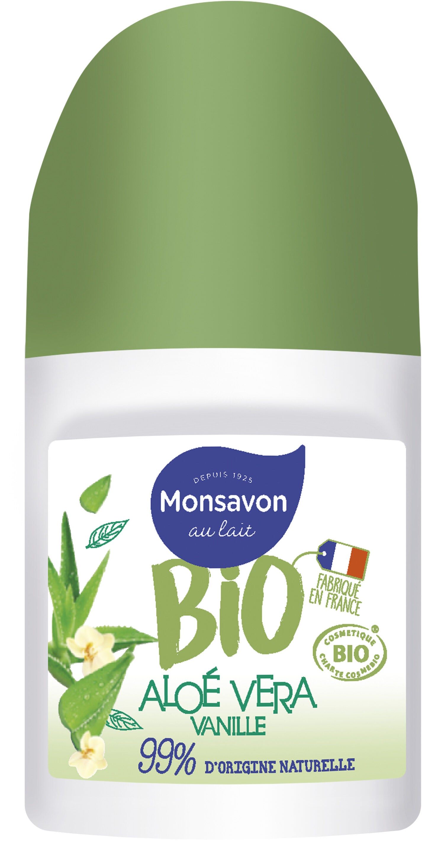 MONSAVON DEO ROLLER 50ML BIO ALOE VERA VANILLE