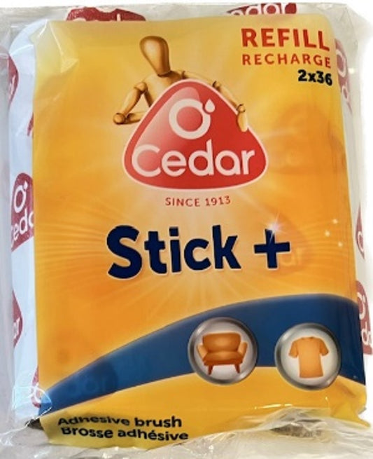 OCEDAR REFILL RECHARGE STICK+  2 X 36 STUKS