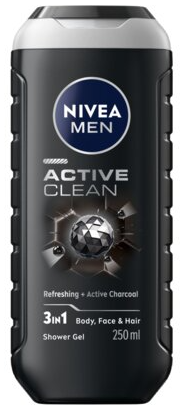 NIVEA MEN DOUCHE ACTIVE CLEAN    250ML