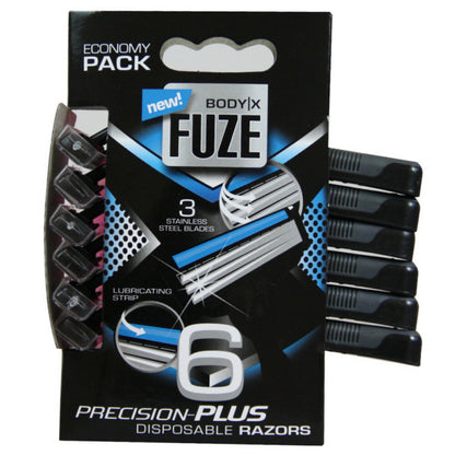 BODY-X FUZE SCHEERMES 1 APPARAAT + 3 MESJES TRIPLE BLADES