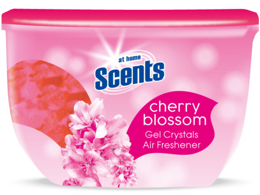 AT HOME SCENTS LUCHTVERFRISSER GEL KRISTALLEN CHERRY BLOSSOM 150GR