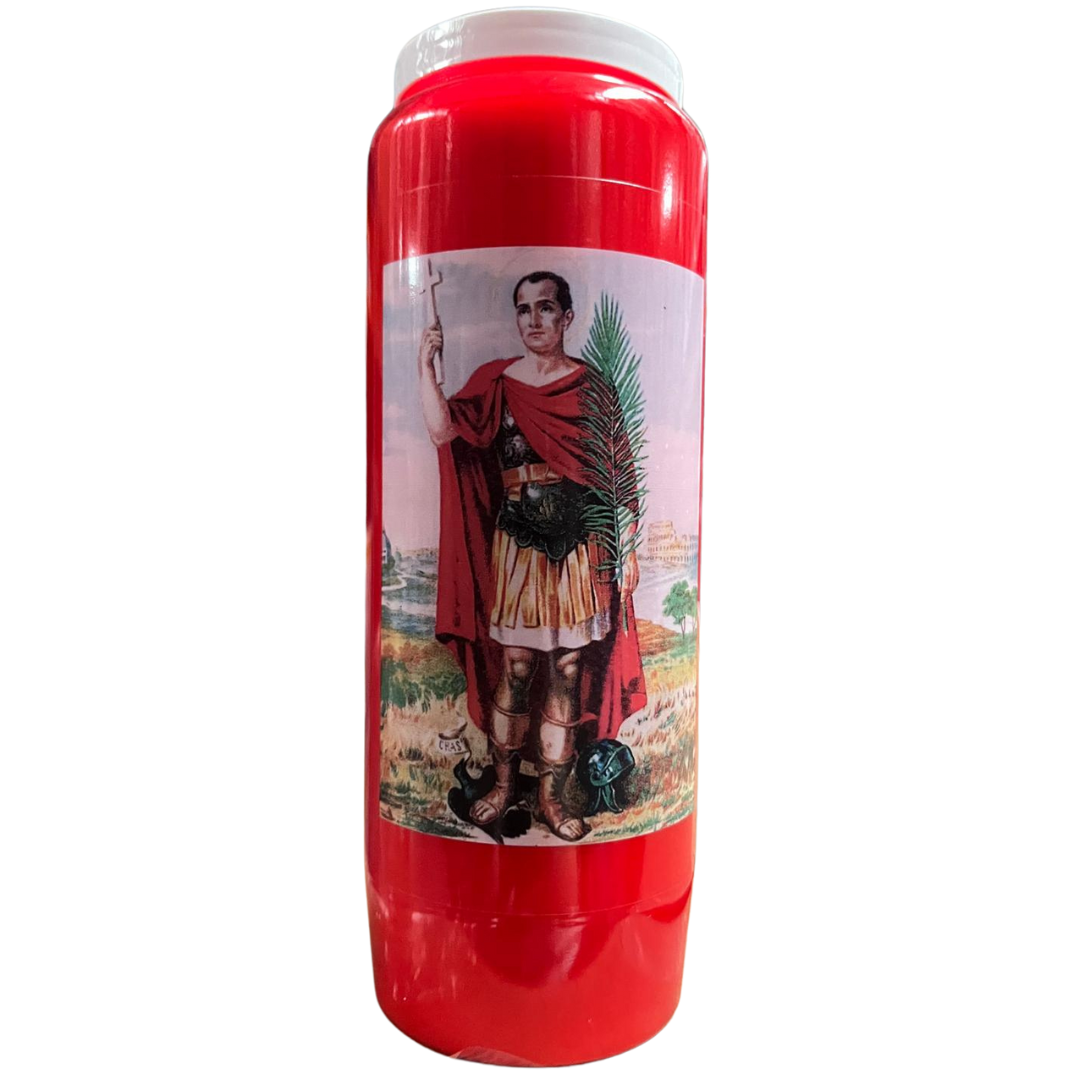 NOVEENKAARS ROOD 9-DAGENBRANDER HEILIGE EXPEDITUS FR + GEBED