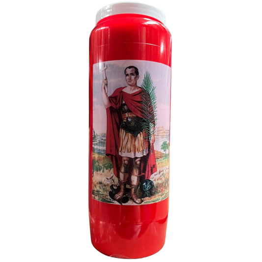 NOVEENKAARS ROOD 9-DAGENBRANDER HEILIGE EXPEDITUS FR + GEBED