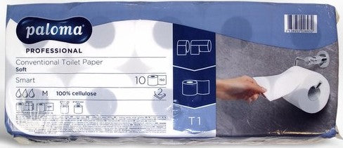TOILETPAPIER PALOMA 2-L 8x10 ROL 150 VEL