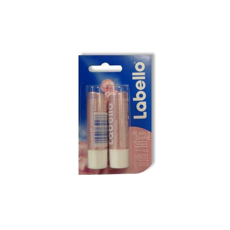 LABELLO LIPCARE PEARL & SHINE  TWINPACK 2X4,8G