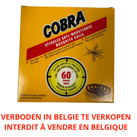COBRA ANTI-MUG SPIRALEN 10ST