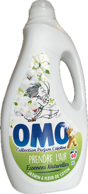 OMO VLOEIBAAR WASMIDDEL 60SC PRENDRE L'AIR 2,7L  JASMIN & FLEUR DE COTON