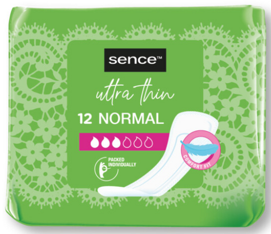SENCE MAANDVERBAND NORMAL  12 STUKS